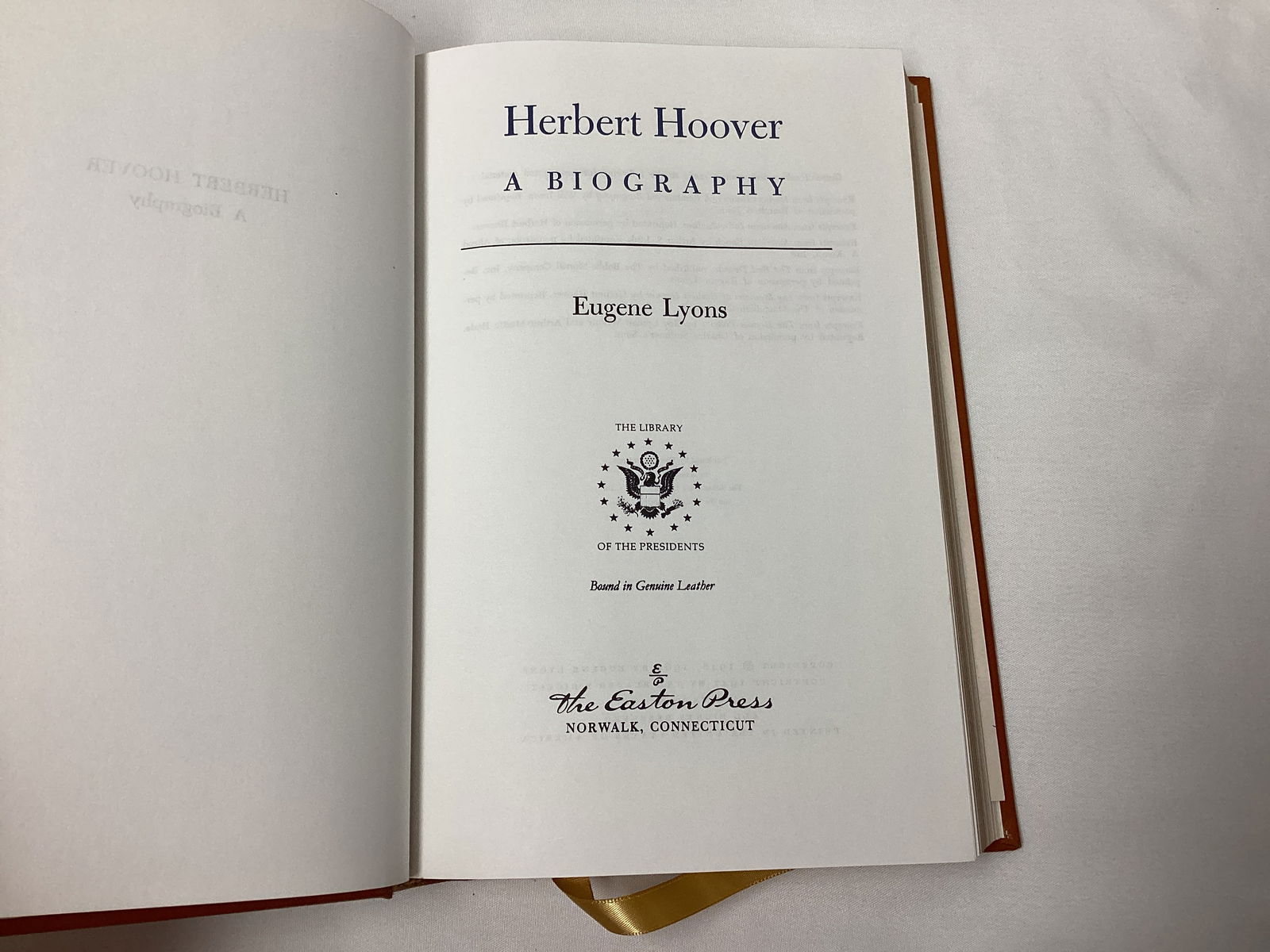 Four Easton Press Library of the Presidents Leather Bound Books - 5