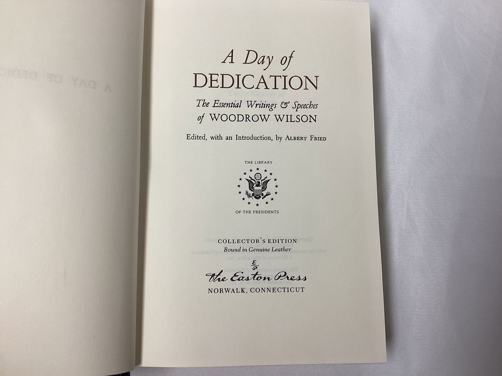 Four Easton Press Library of the Presidents Leather Bound Books - 11