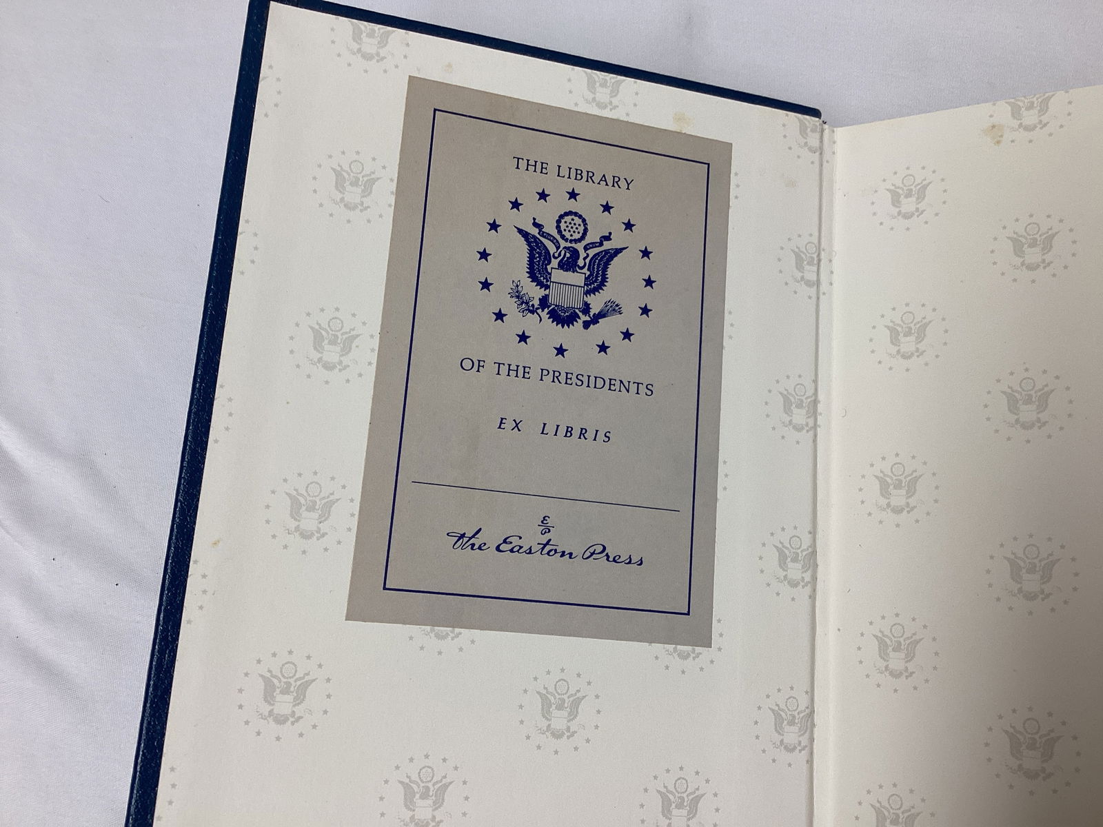 Four Easton Press Library of the Presidents Leather Bound Books - 4