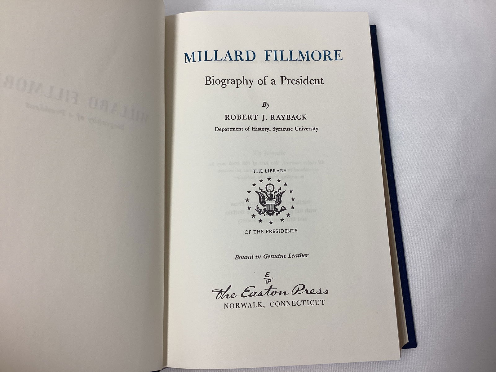 Four Easton Press Library of the Presidents Leather Bound Books - 5