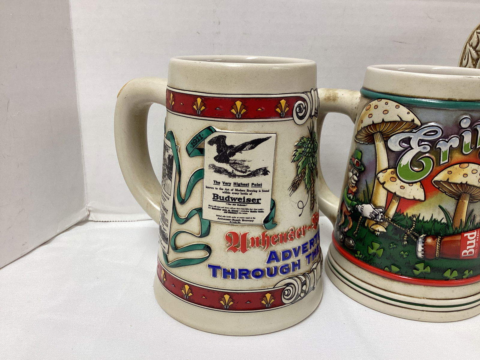 Four Anheuser Busch Beer Steins - 2