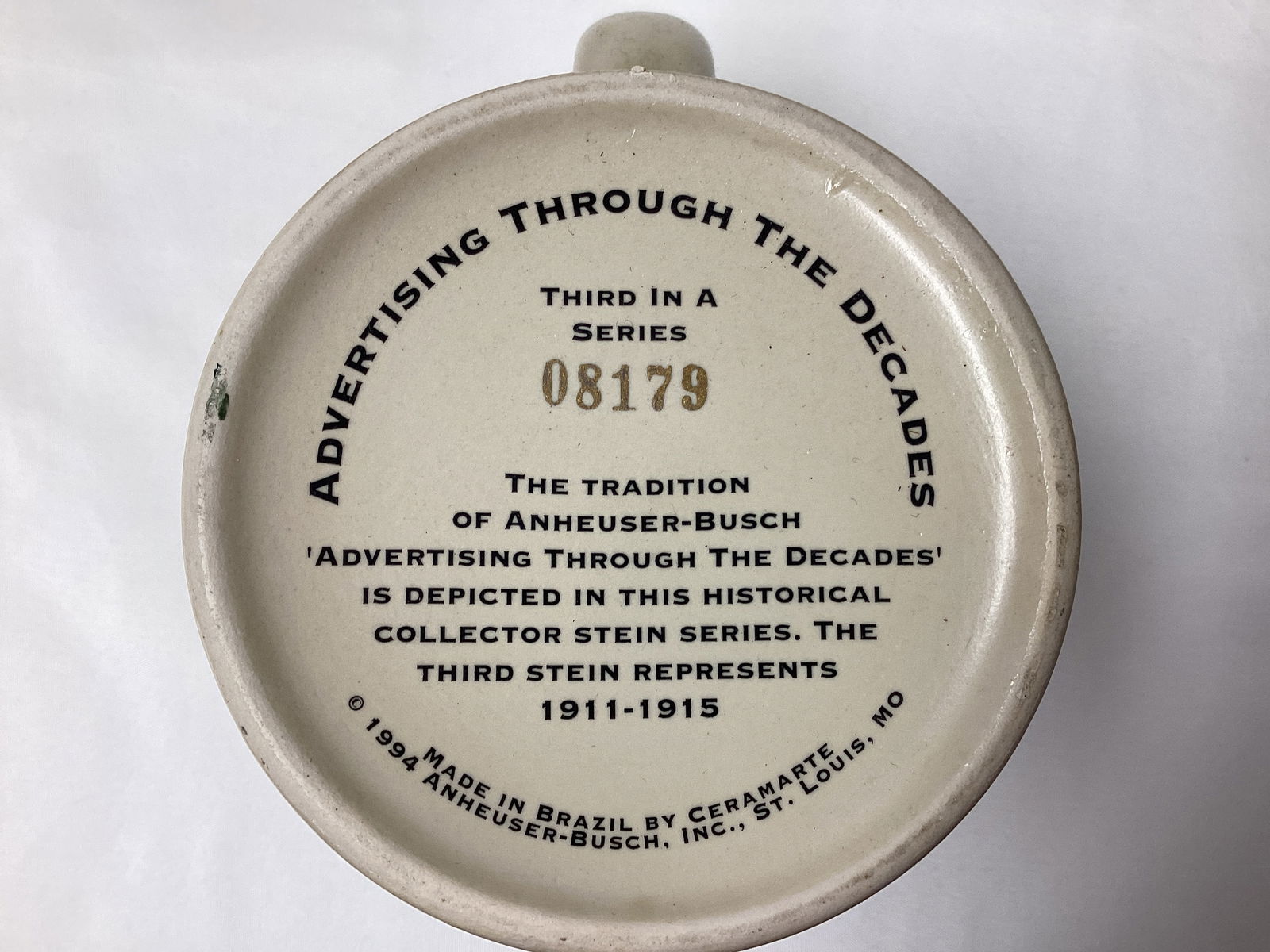 Four Anheuser Busch Beer Steins - 8