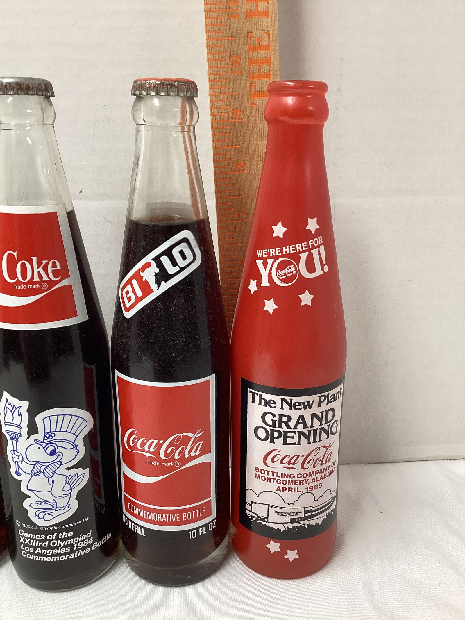 Four Commemorative Coca-Cola Bottles - 3