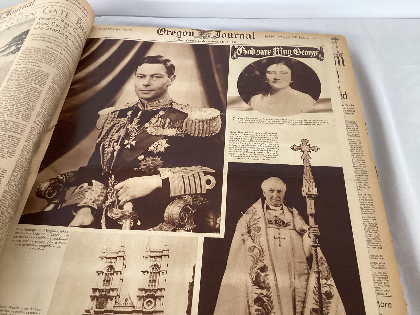 Oregon Journal May 1937 Bound Newspaper Book - 8