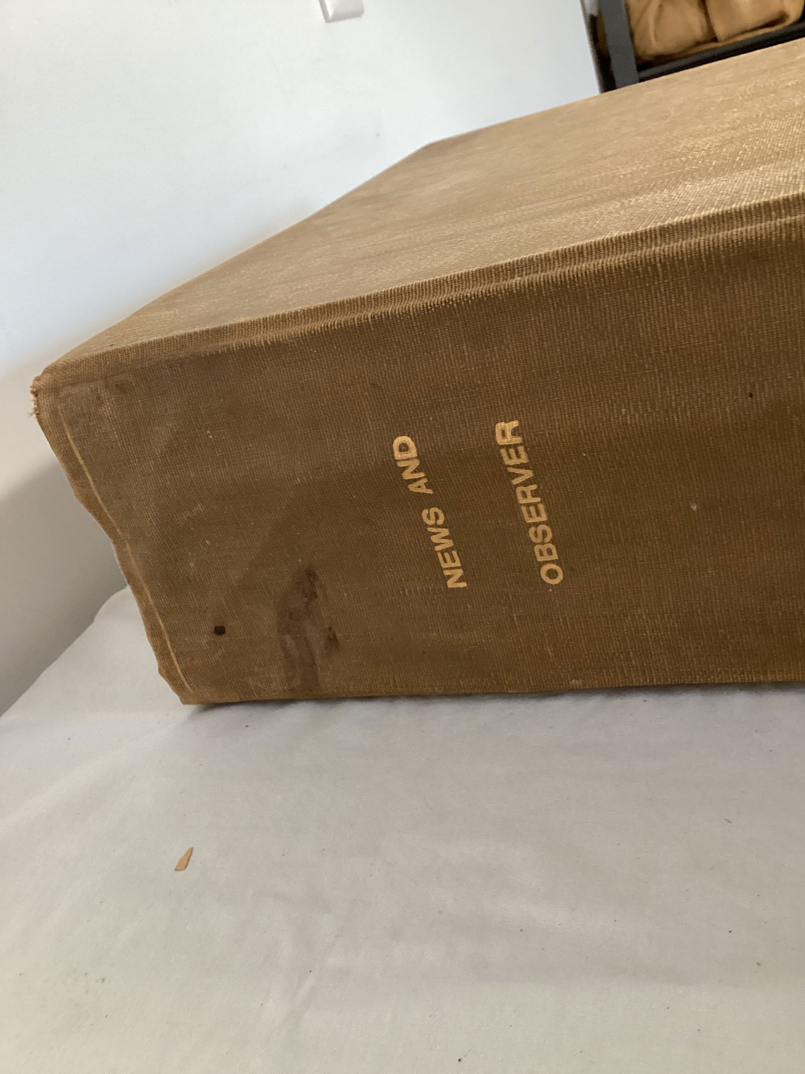 Raleigh, NC News and Observer March-April 1956 Bound Newspaper Book - 2