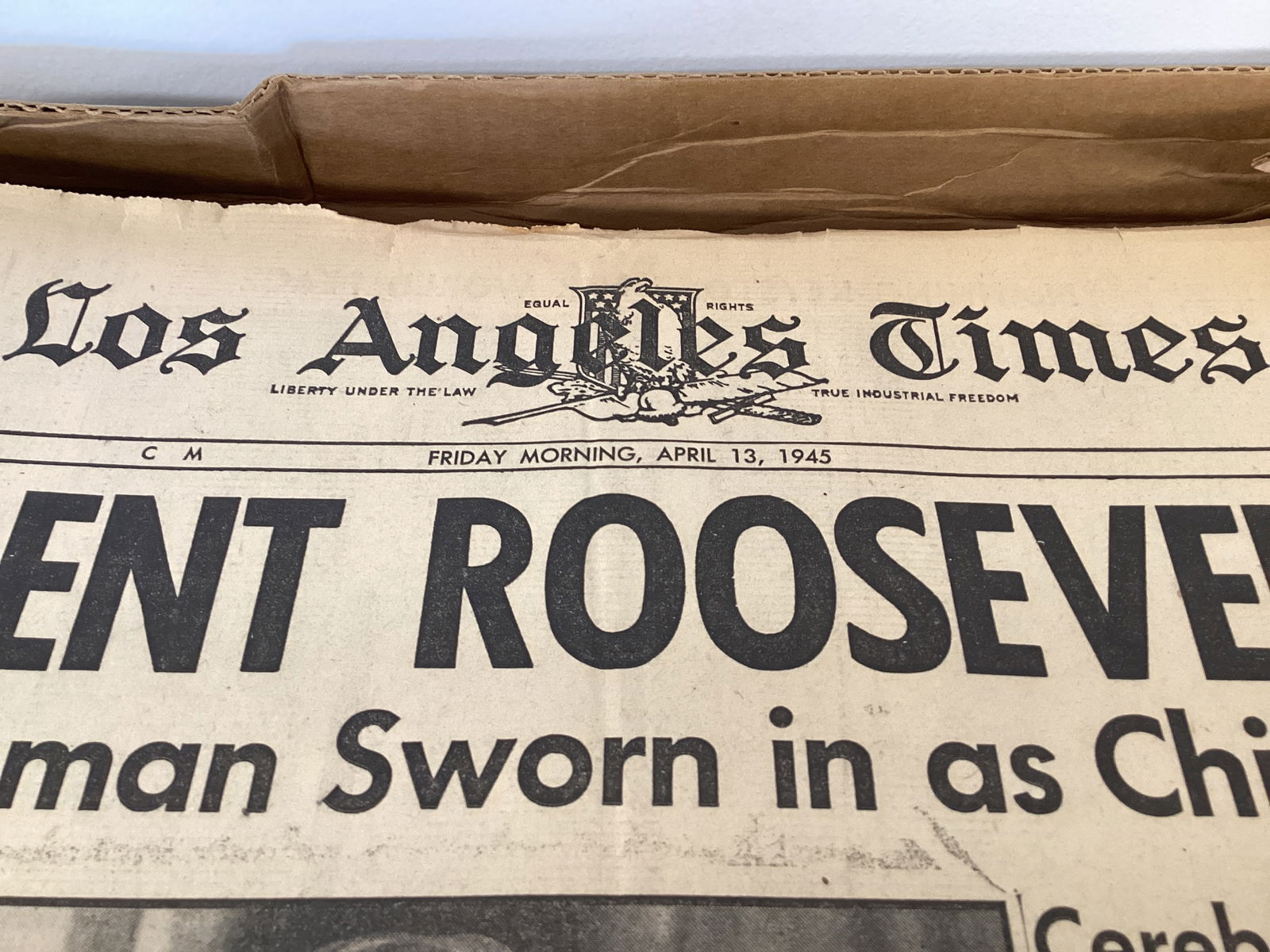 San Diego and Los Angeles World War II Newspapers - 3