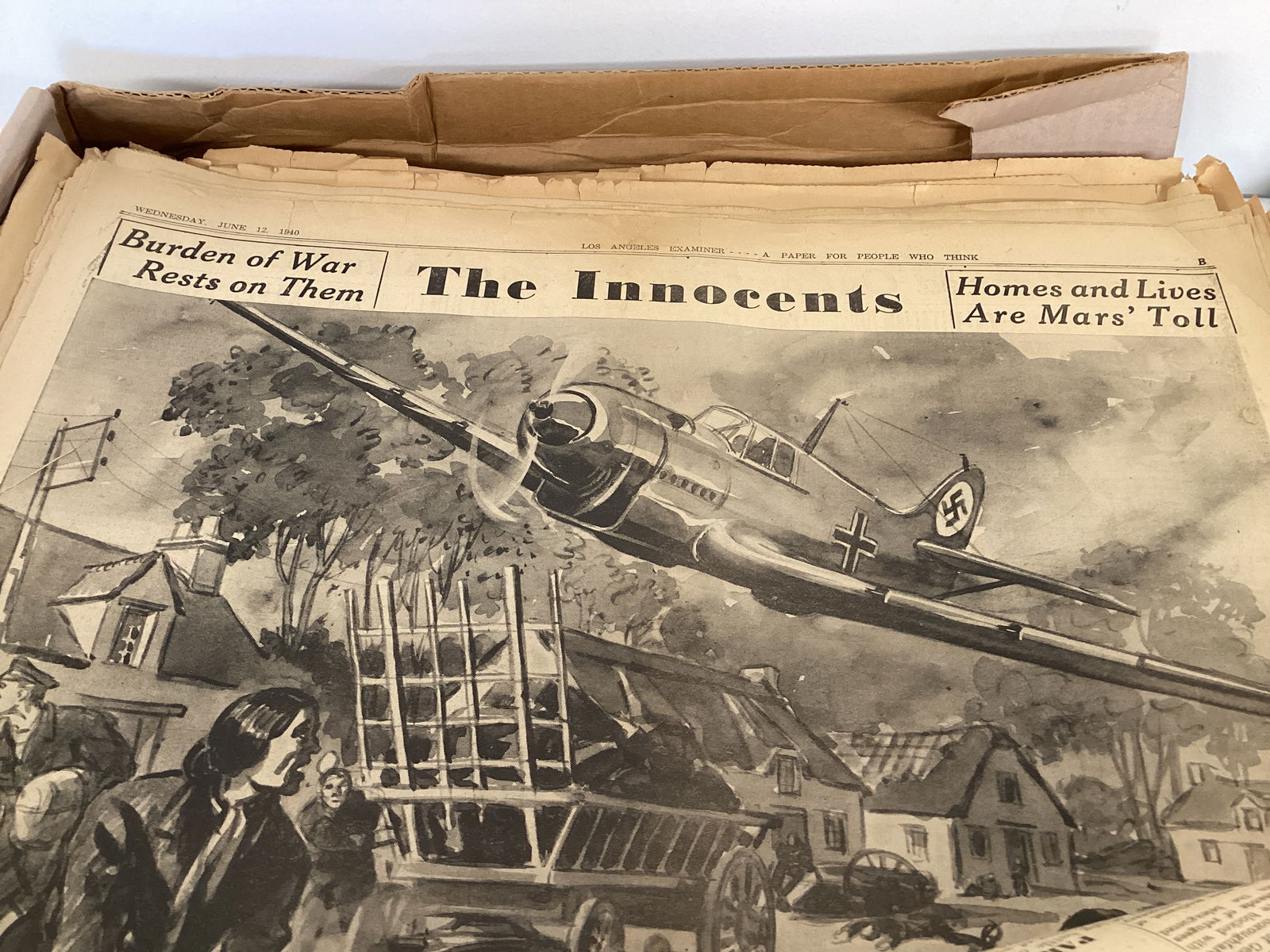 San Diego and Los Angeles World War II Newspapers - 6