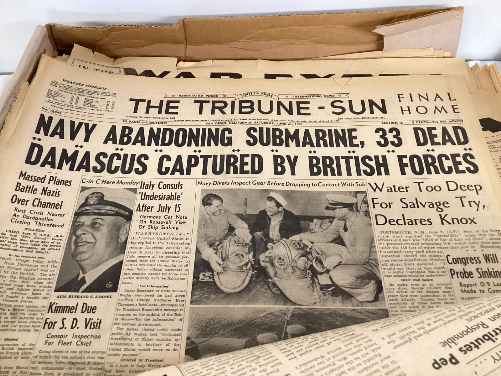 San Diego and Los Angeles World War II Newspapers - 9