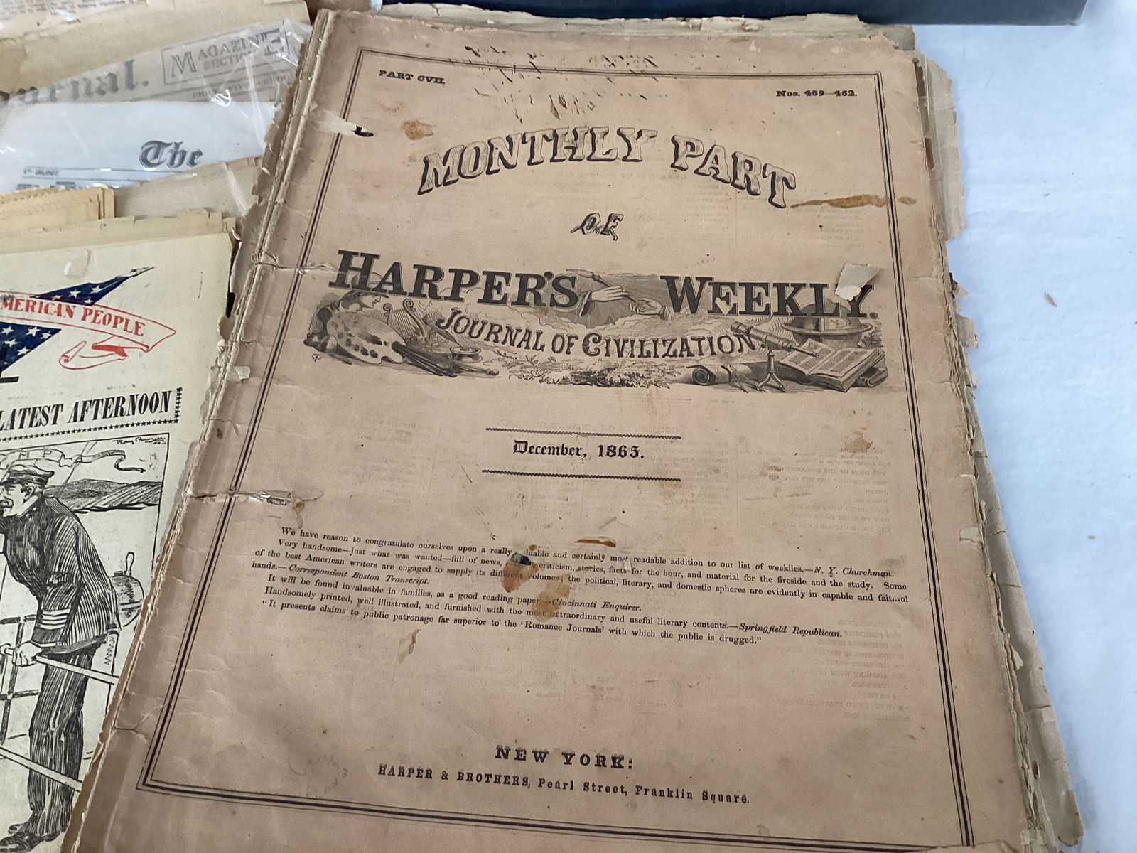 1800s and Early 1900s Newspapers - 7