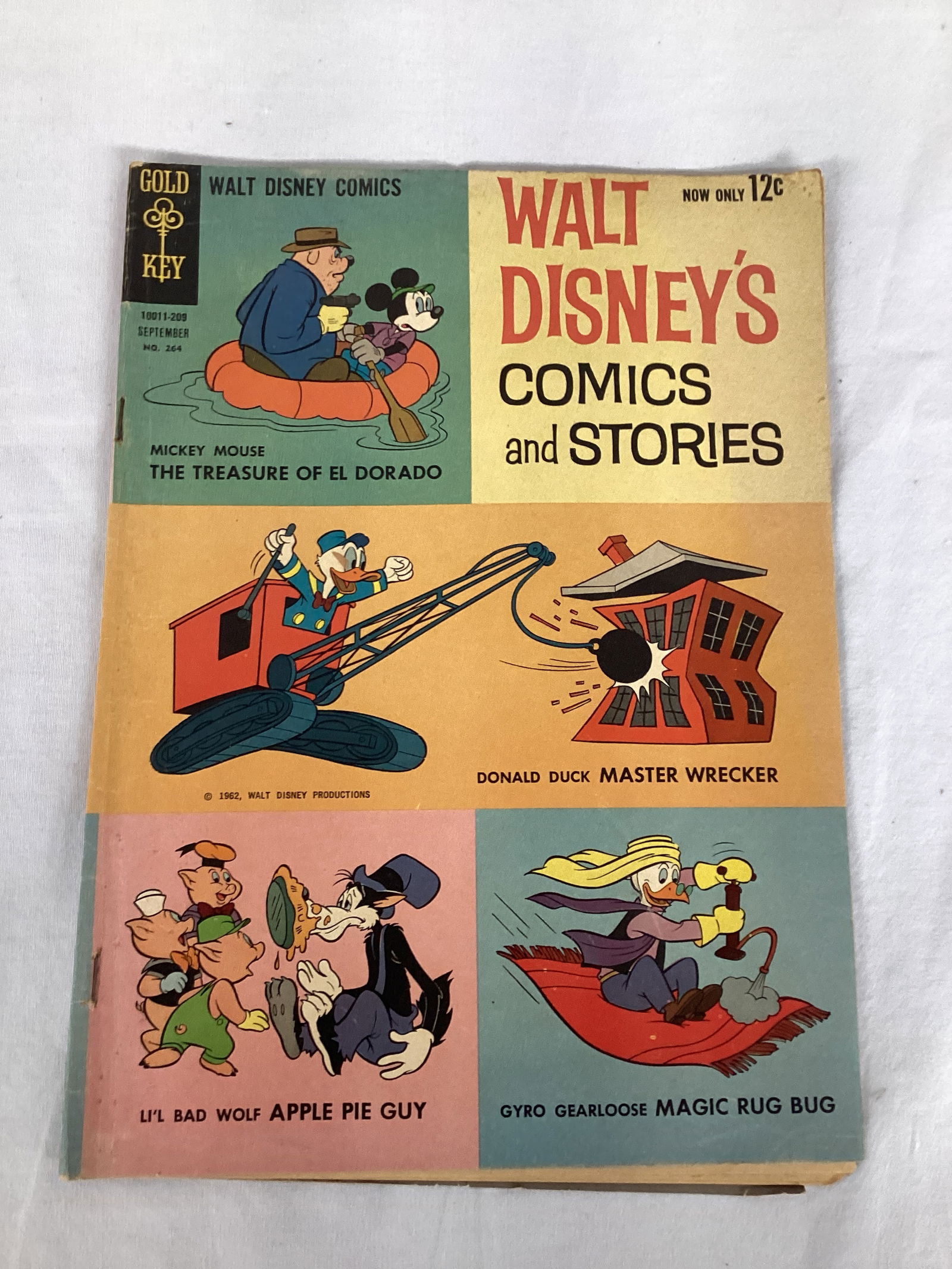 Gold Key Walt Disney's Comics and Stories 12 Comic Book (1 of 8)