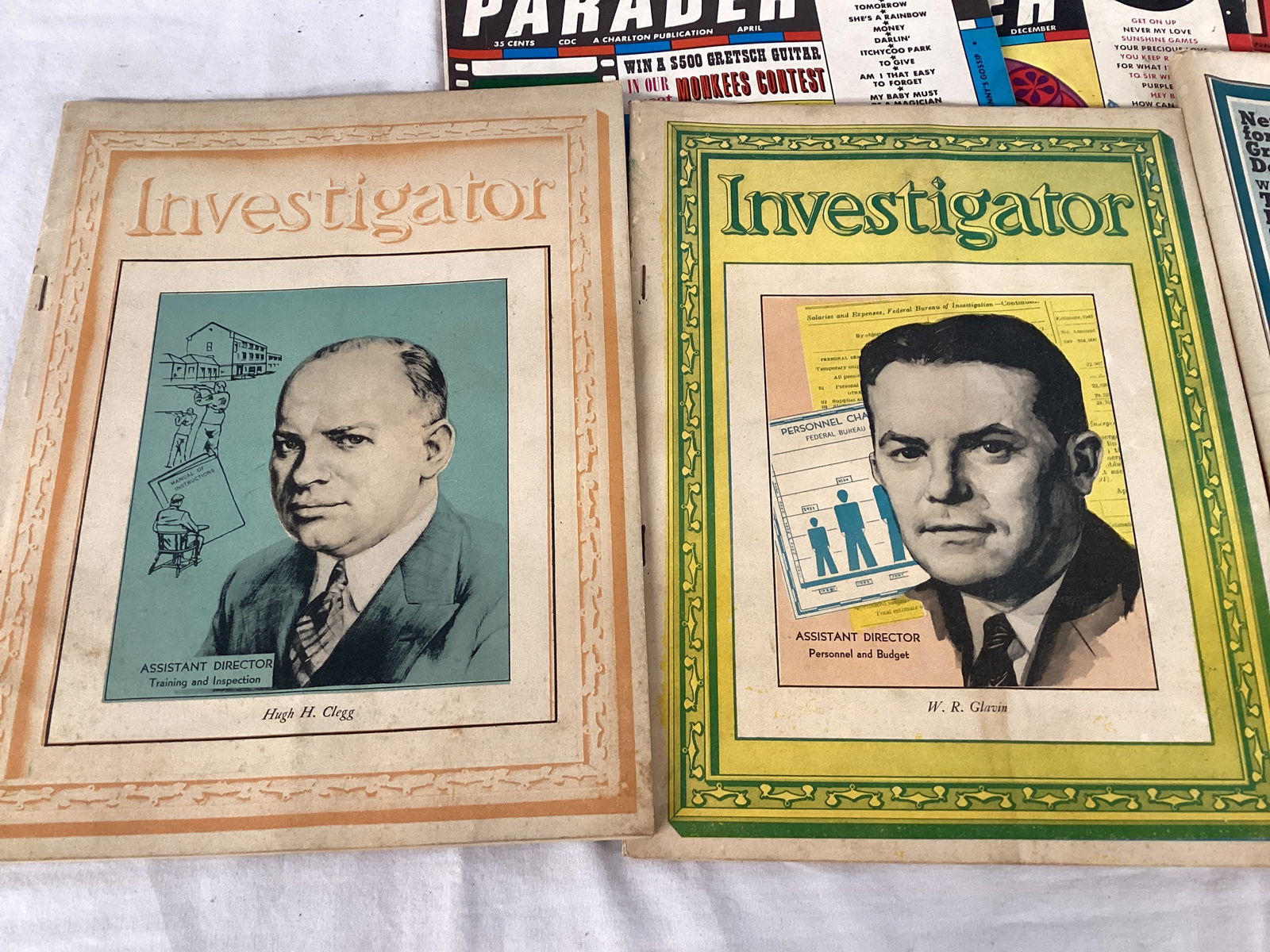 Vintage Magazines - Stars and Stripes, Rolling Stone, Hit Parader, Investigator, Princess Diana - 2