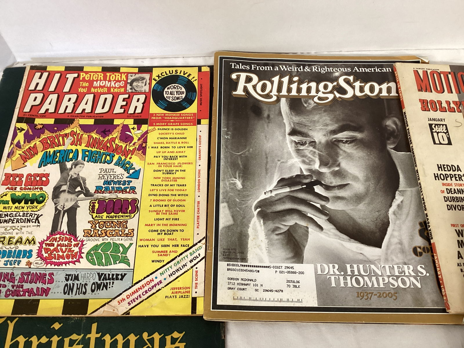 Vintage Magazines - Stars and Stripes, Rolling Stone, Hit Parader, Investigator, Princess Diana - 5