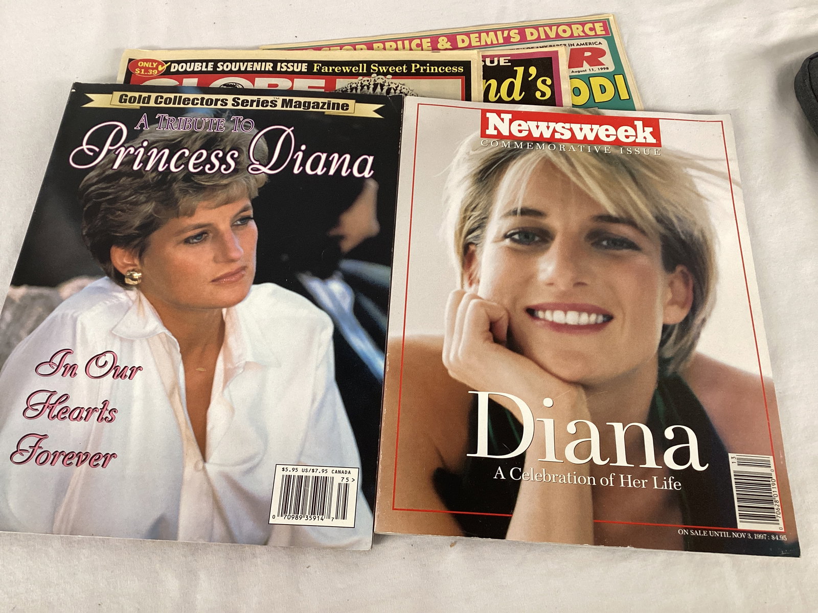 Vintage Magazines - Stars and Stripes, Rolling Stone, Hit Parader, Investigator, Princess Diana - 8