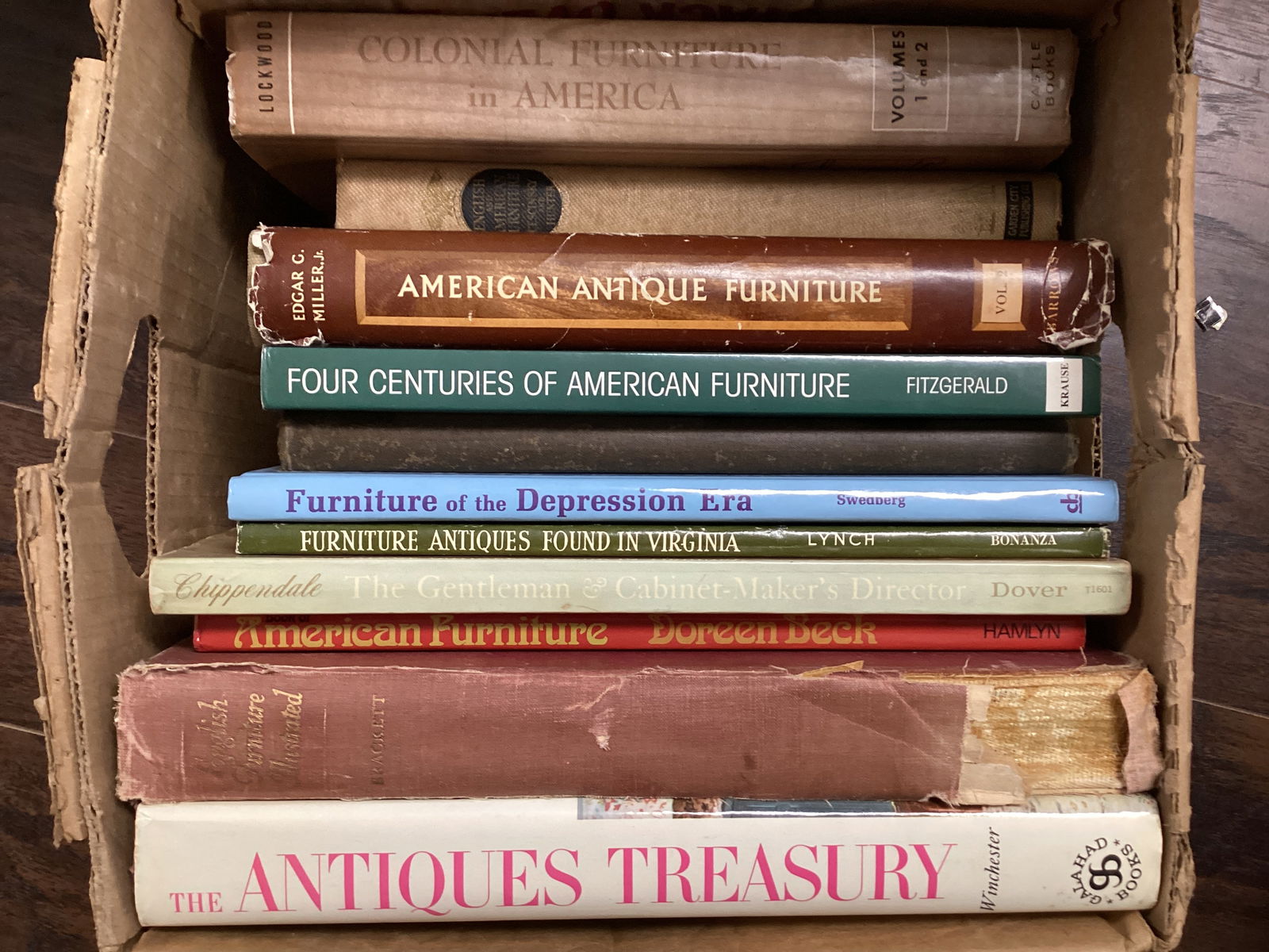 Furniture and Antiques Reference Books: Please preview and see all photos for titles 