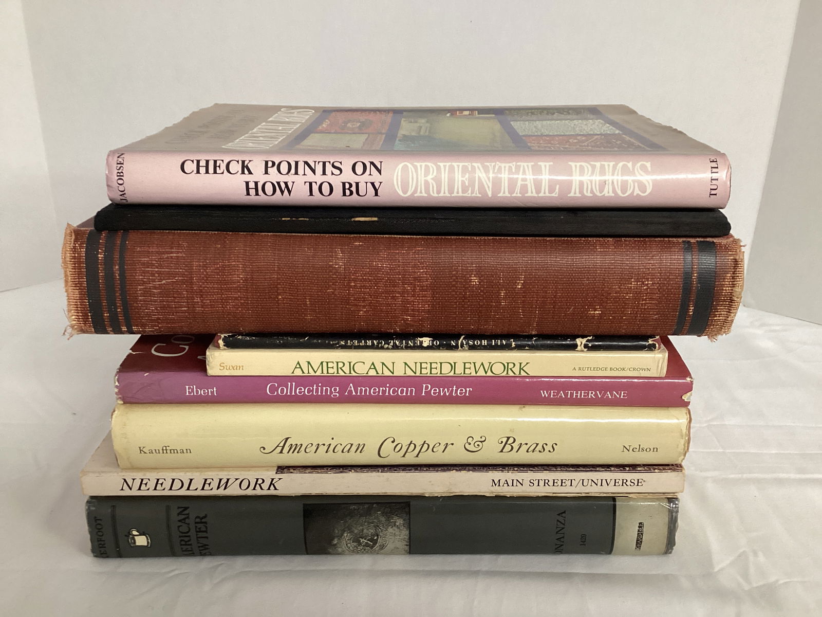 Reference Books - Metals, Oriental Carpets, Needlework: Please preview and see all photos for titles