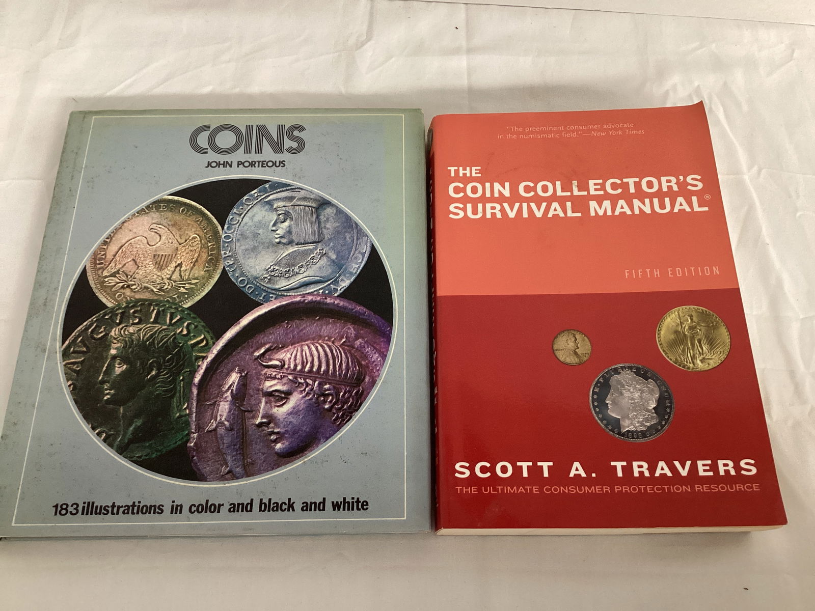 Coin and Postage Stamp Reference Books - Some Antique - 7
