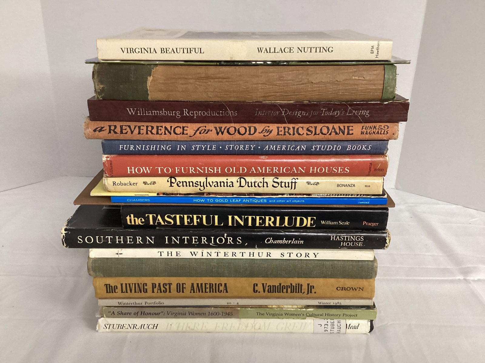 Furnishings, Historical Design, Interiors Reference Books: Please preview and see all photos for titles 