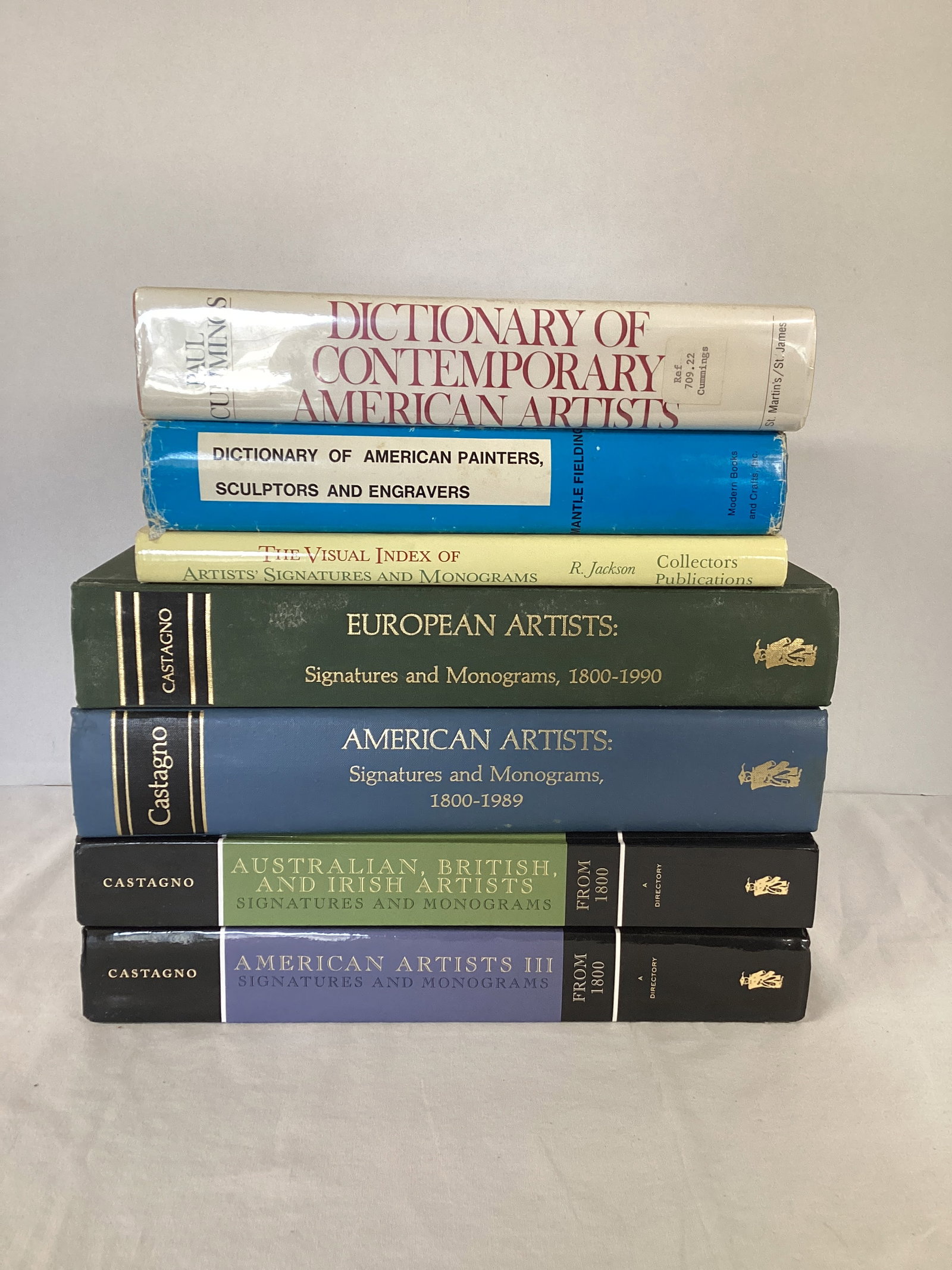 Artist Signatures and Monograms Books: Please preview and see all photos for titles 