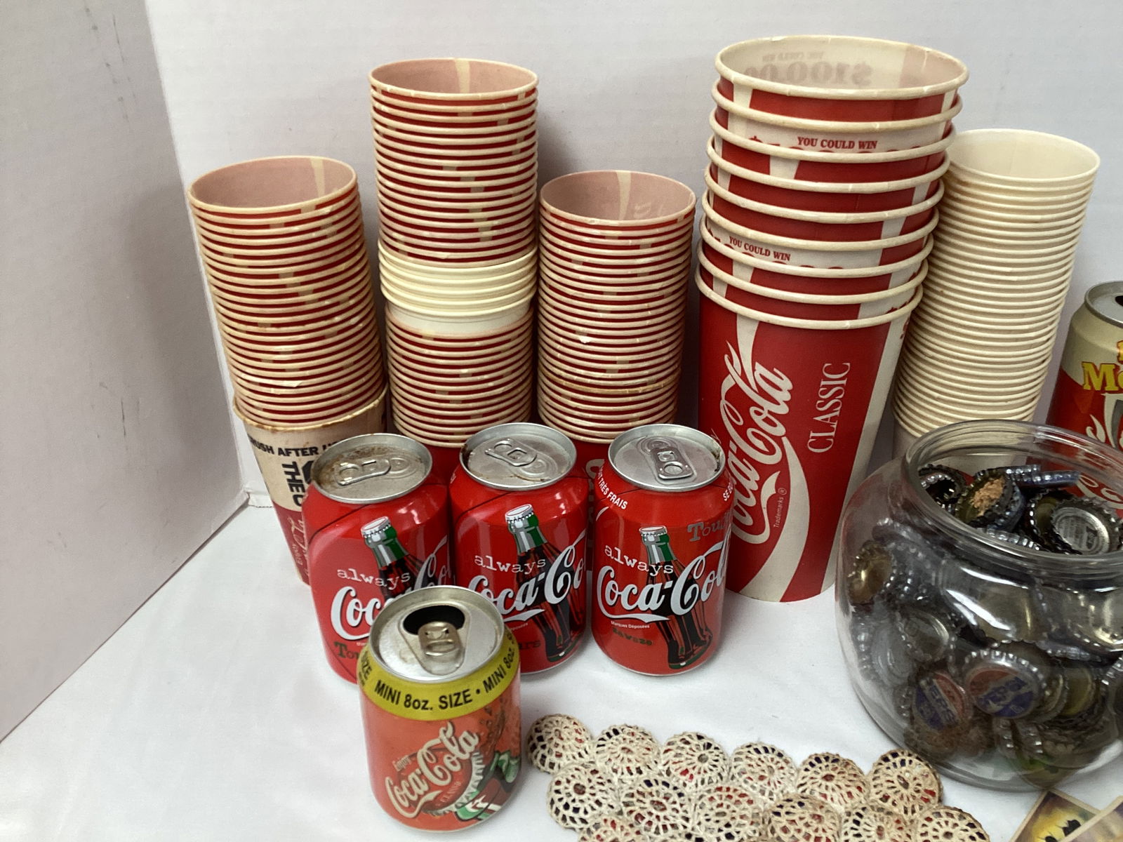 Coca-Cola and Pepsi Cups, Cans, Bottle Caps, and More - 2