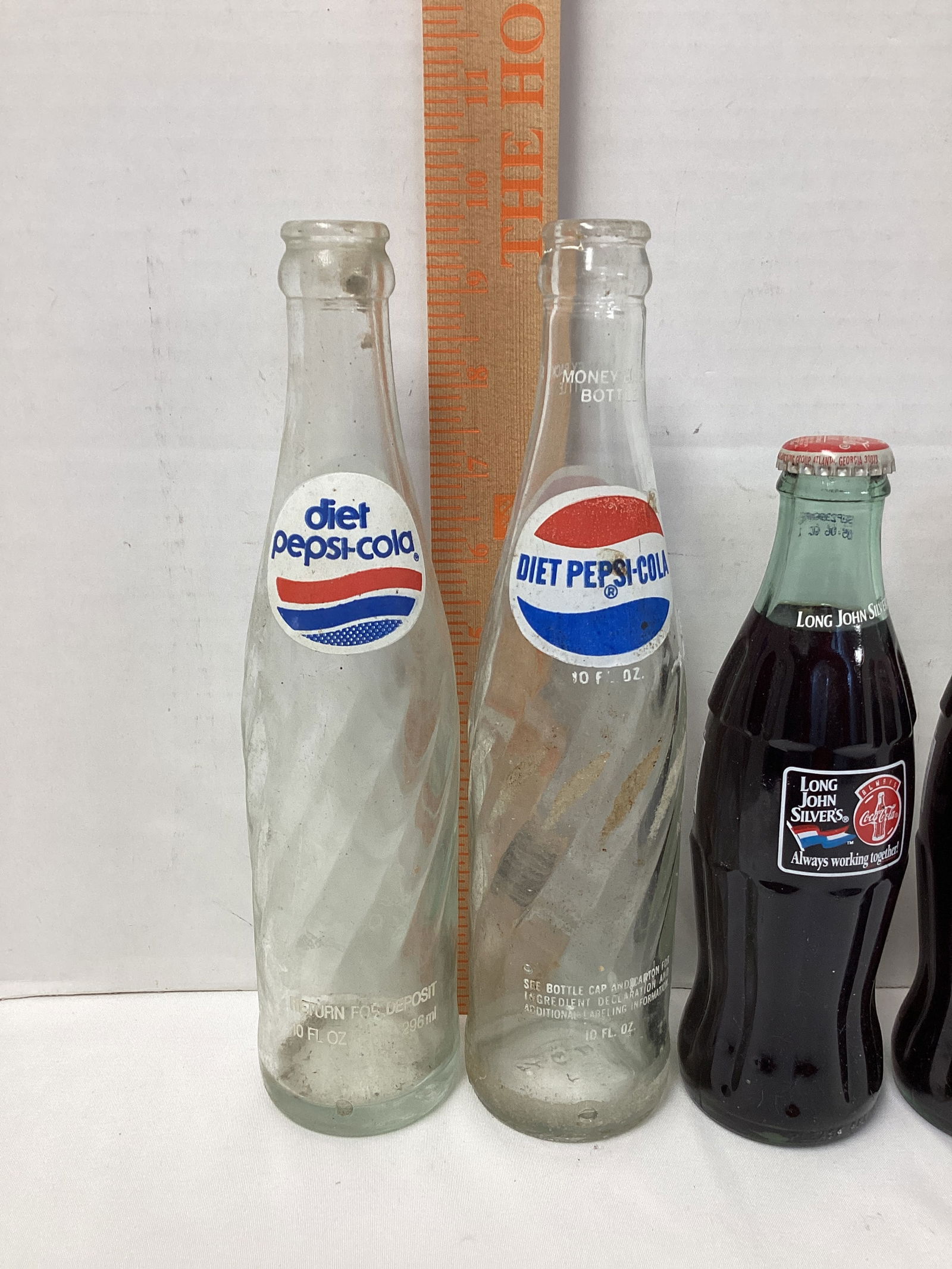 Five Pepsi and Coca-Cola Bottles - 2