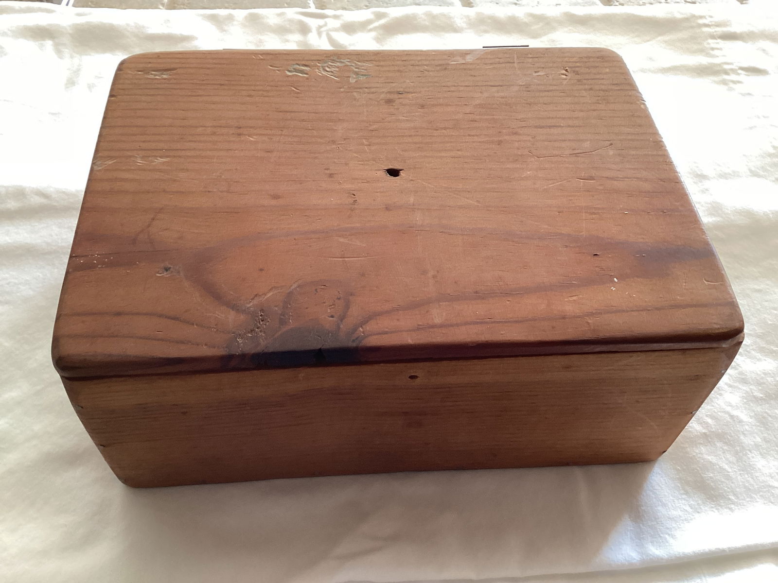 Seashells and Stones in Small Wooden Trinket Box - 7