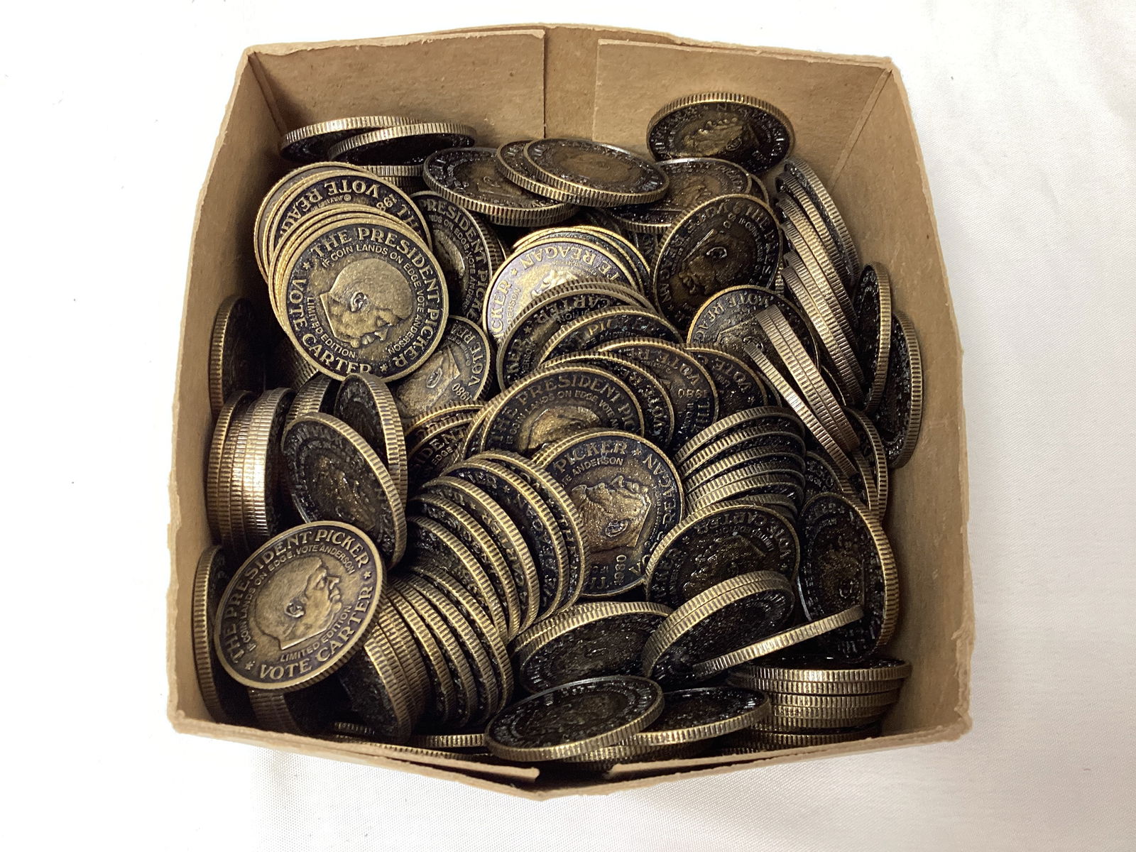 1980 Reagan/Carter/Anderson President Picker Coins - 4