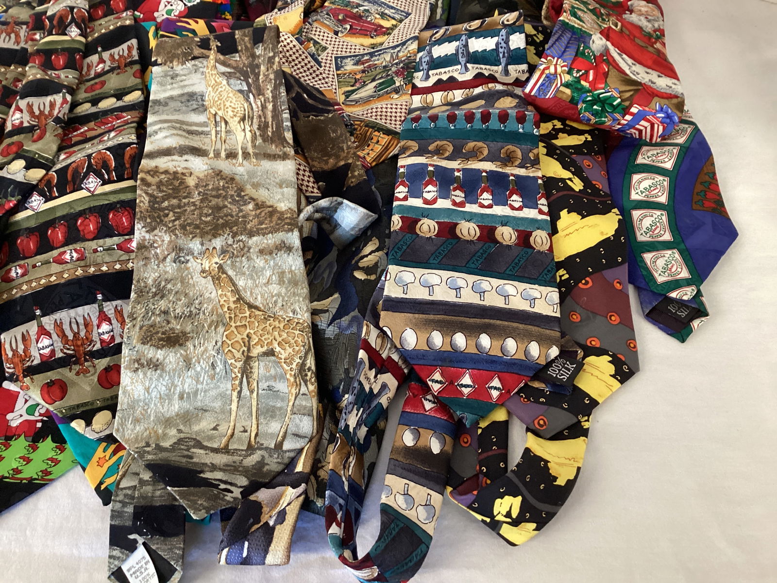 Men's Ties - Loony Toons, WWF, Jerry Garcia, Florida Panthers, Tabasco - 6