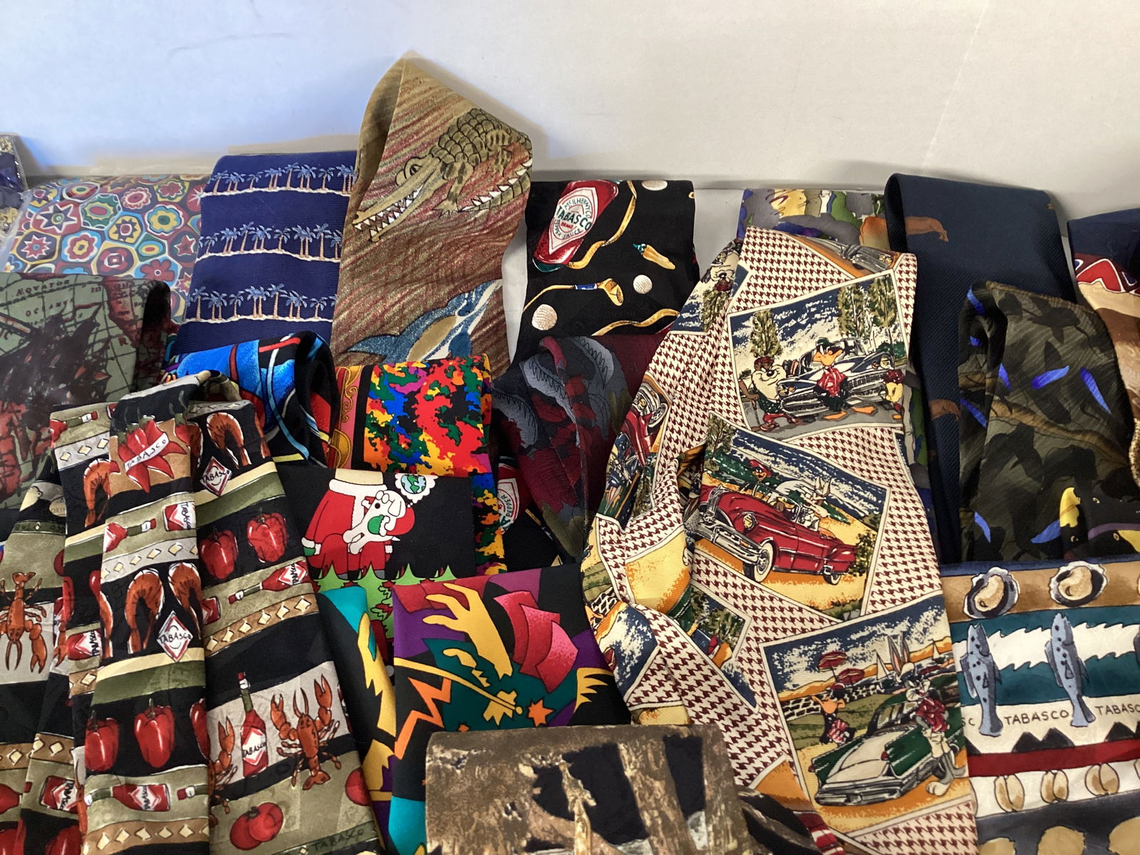 Men's Ties - Loony Toons, WWF, Jerry Garcia, Florida Panthers, Tabasco - 7