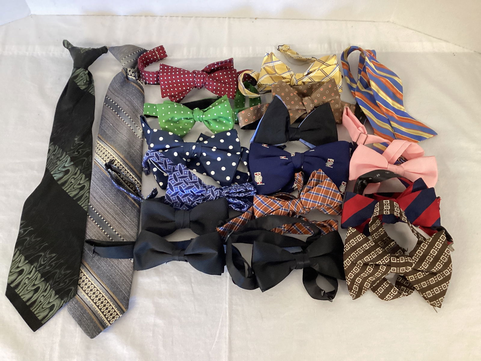 Clip-On and Bow Ties: .