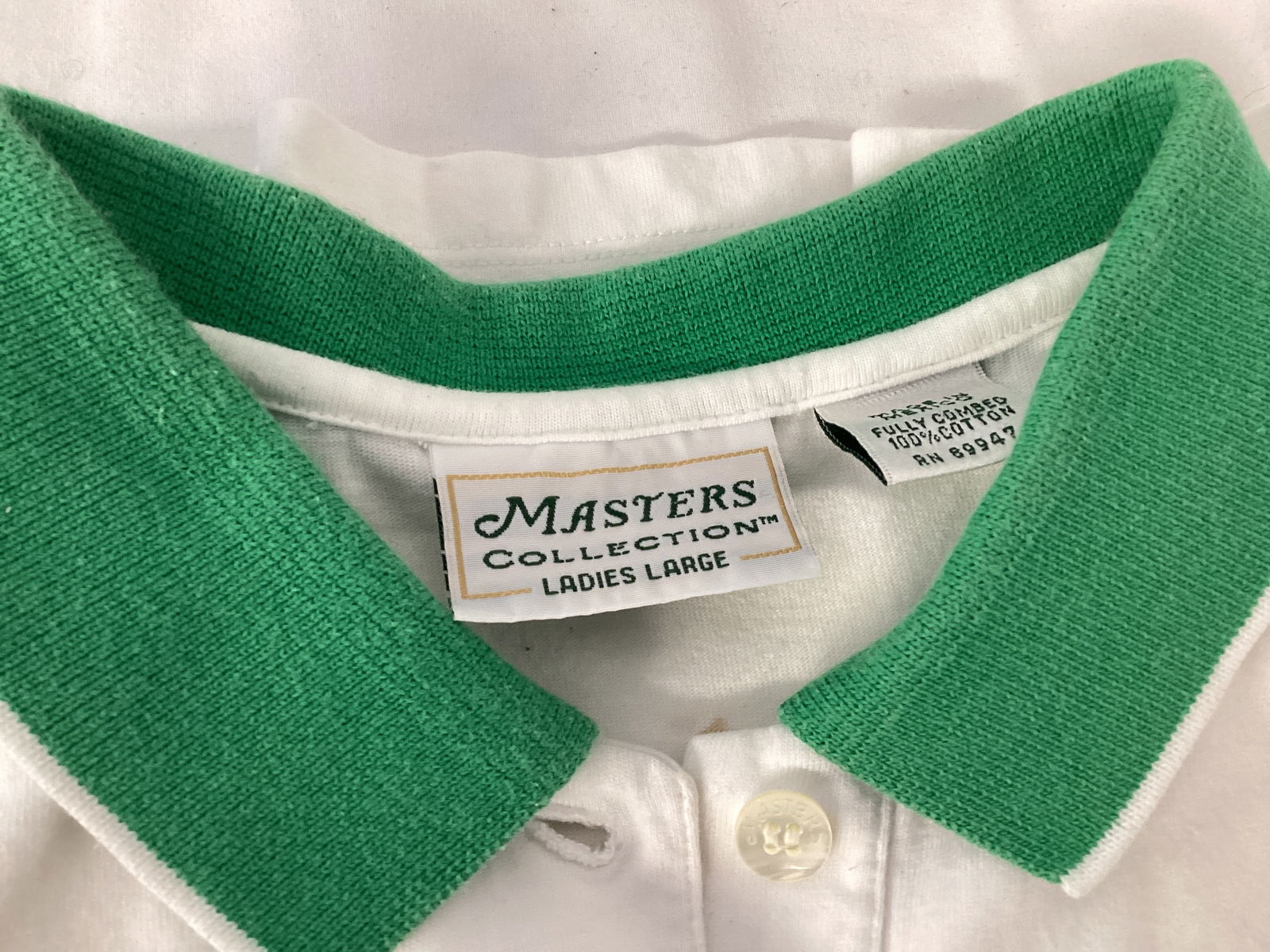 Ladies' Masters Golf Visor and Shirt - 5