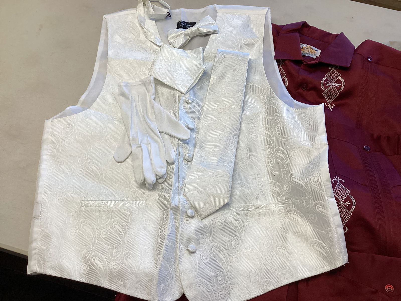 Op Jacket, Izod Raincoat, Polo Sweater, Maya Real Shirt, Steven Vest and Accessories - 2