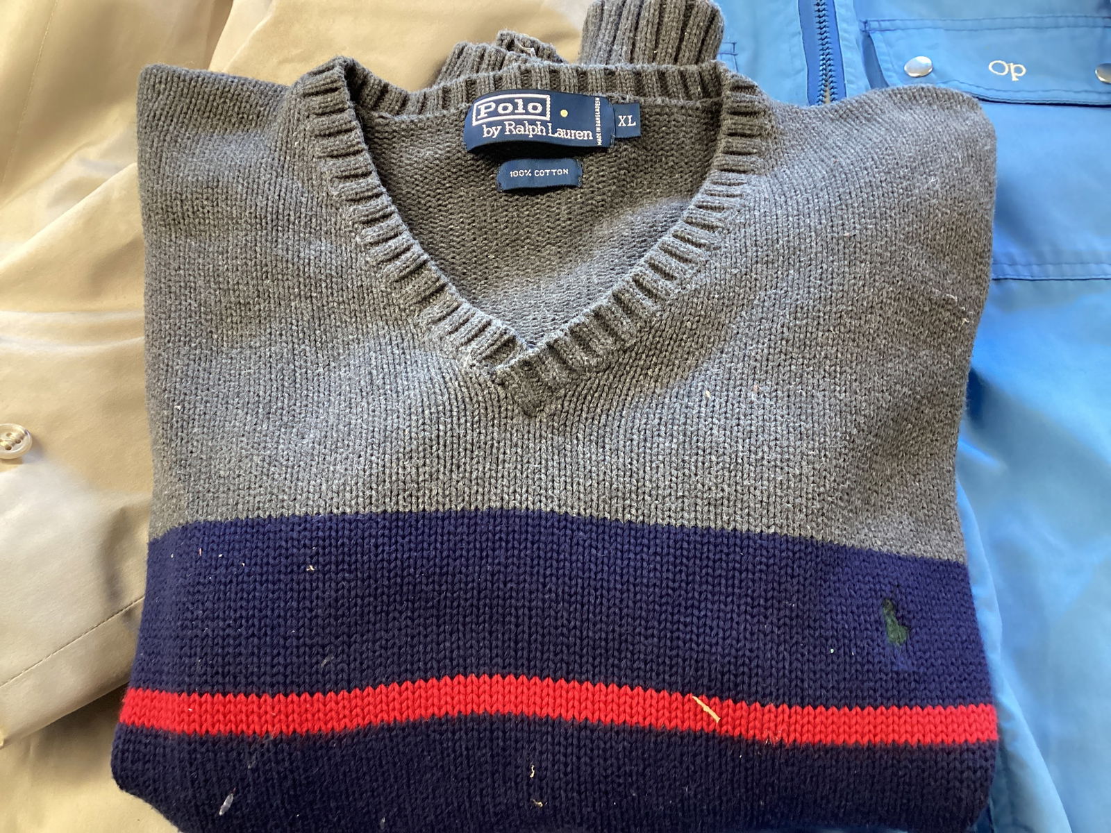 Op Jacket, Izod Raincoat, Polo Sweater, Maya Real Shirt, Steven Vest and Accessories - 6