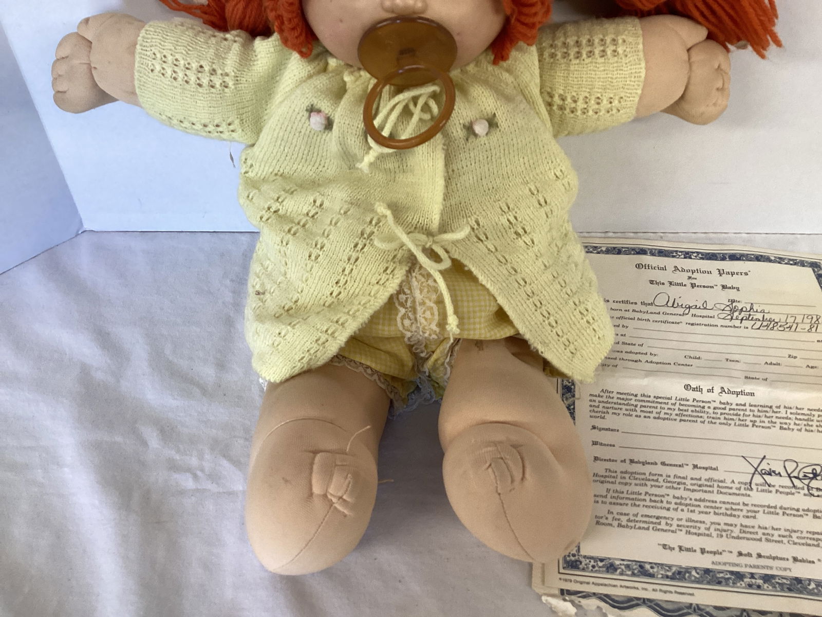 Cabbage Patch Doll with Adoption Papers - 3