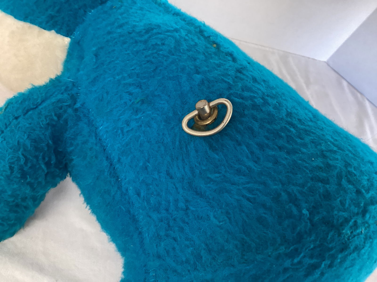 Vintage Musical Plush Doll with Rubber Face - 4