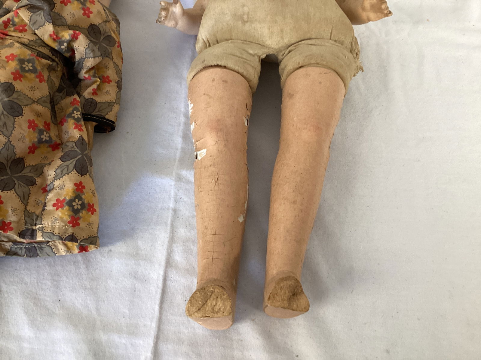 American Character Doll 15" Doll and Antique Composition Doll - 10