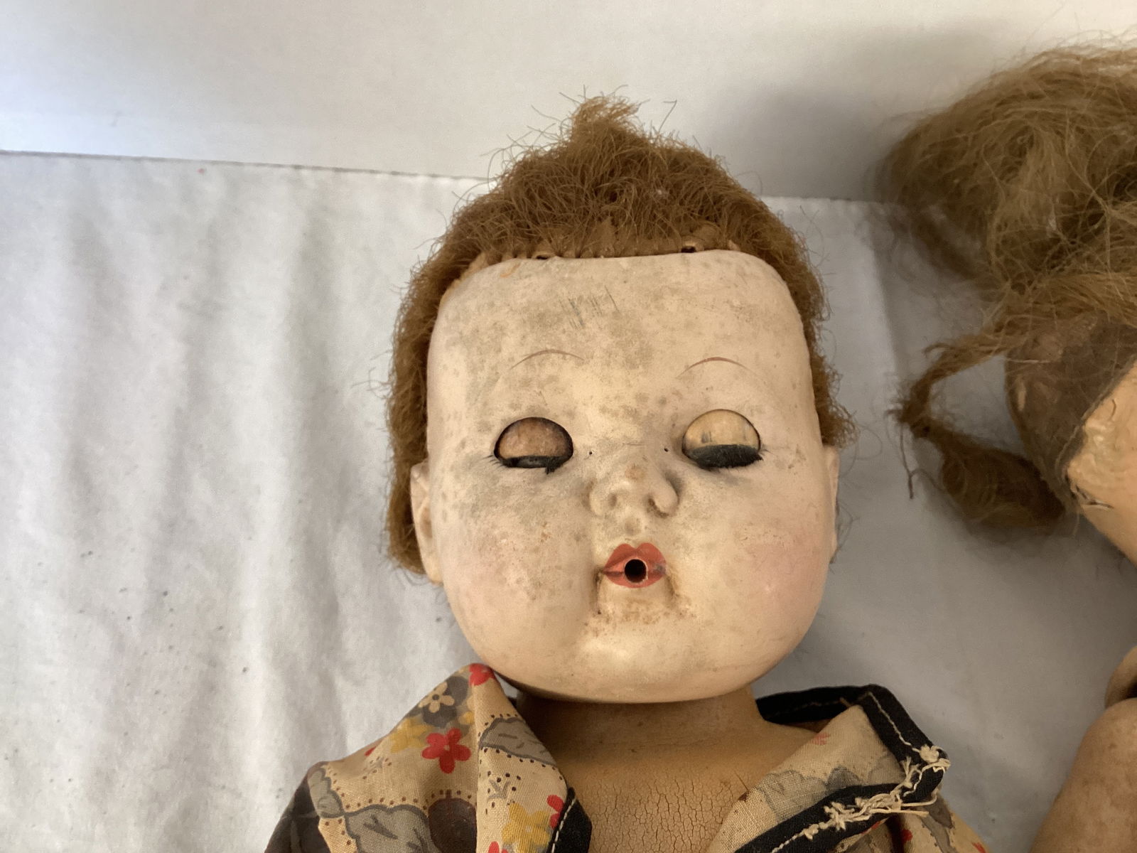 American Character Doll 15" Doll and Antique Composition Doll - 3