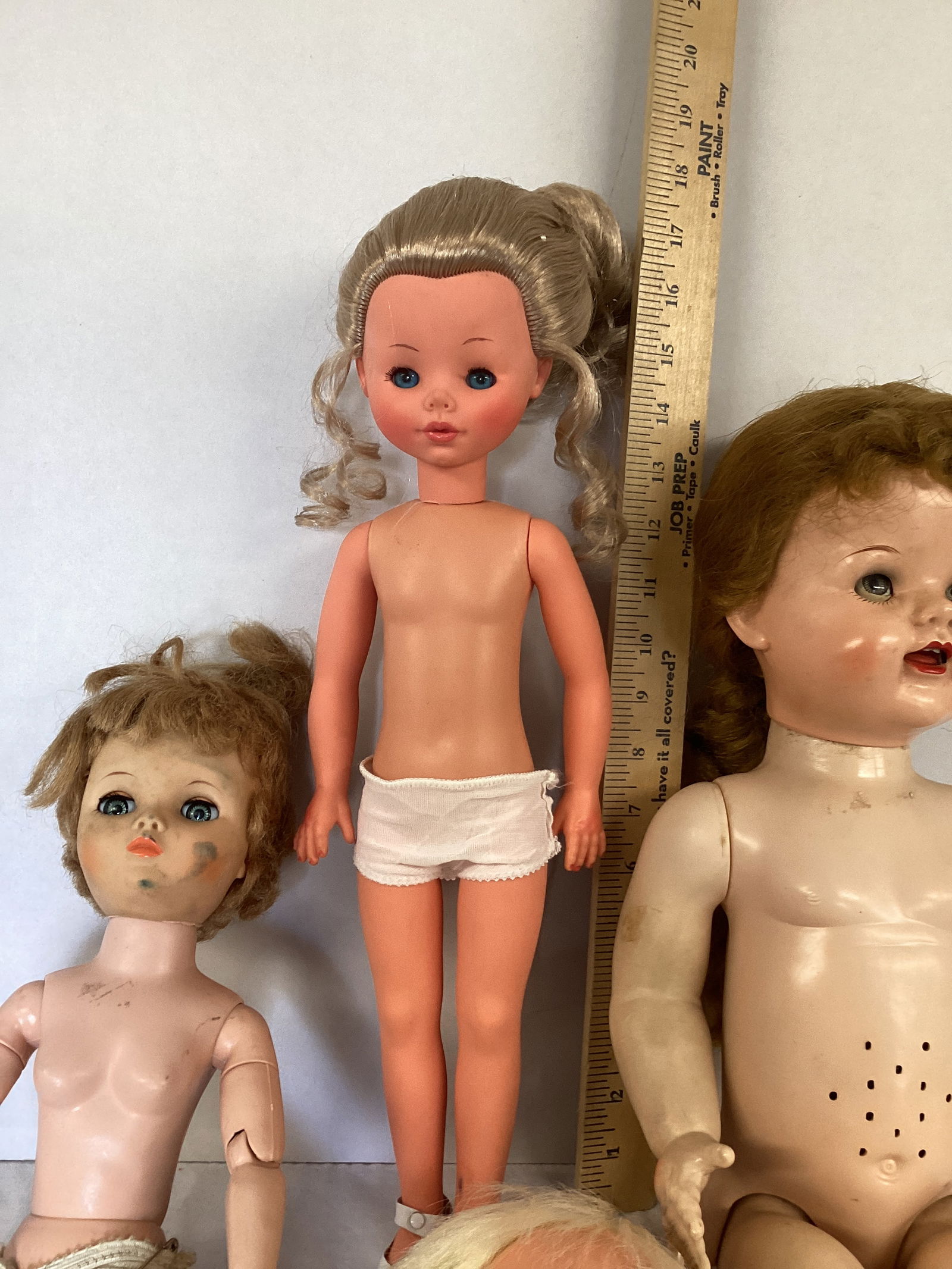 Four Vintage Dolls - Ideal, Mattel, Furga, Uneeda - 2