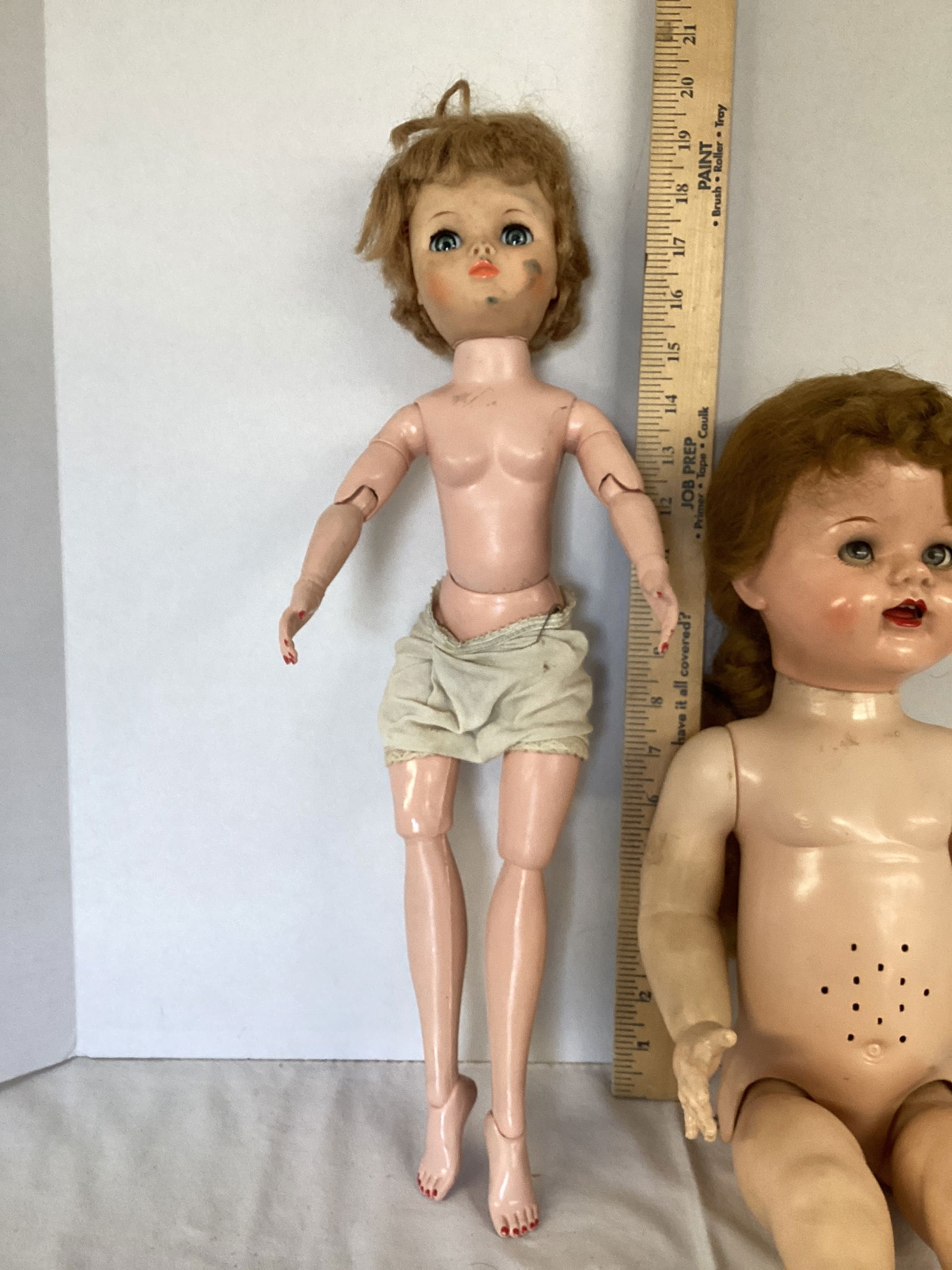 Four Vintage Dolls - Ideal, Mattel, Furga, Uneeda - 6