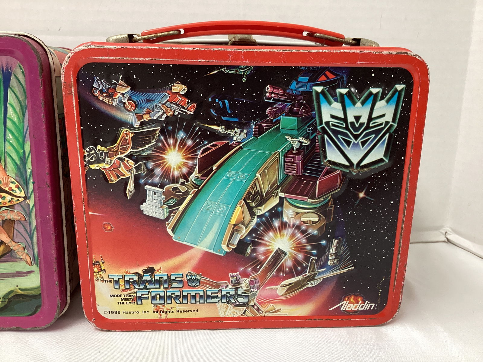 Aladdin Transformers and Bugaloos Metal Lunch Boxes - 2