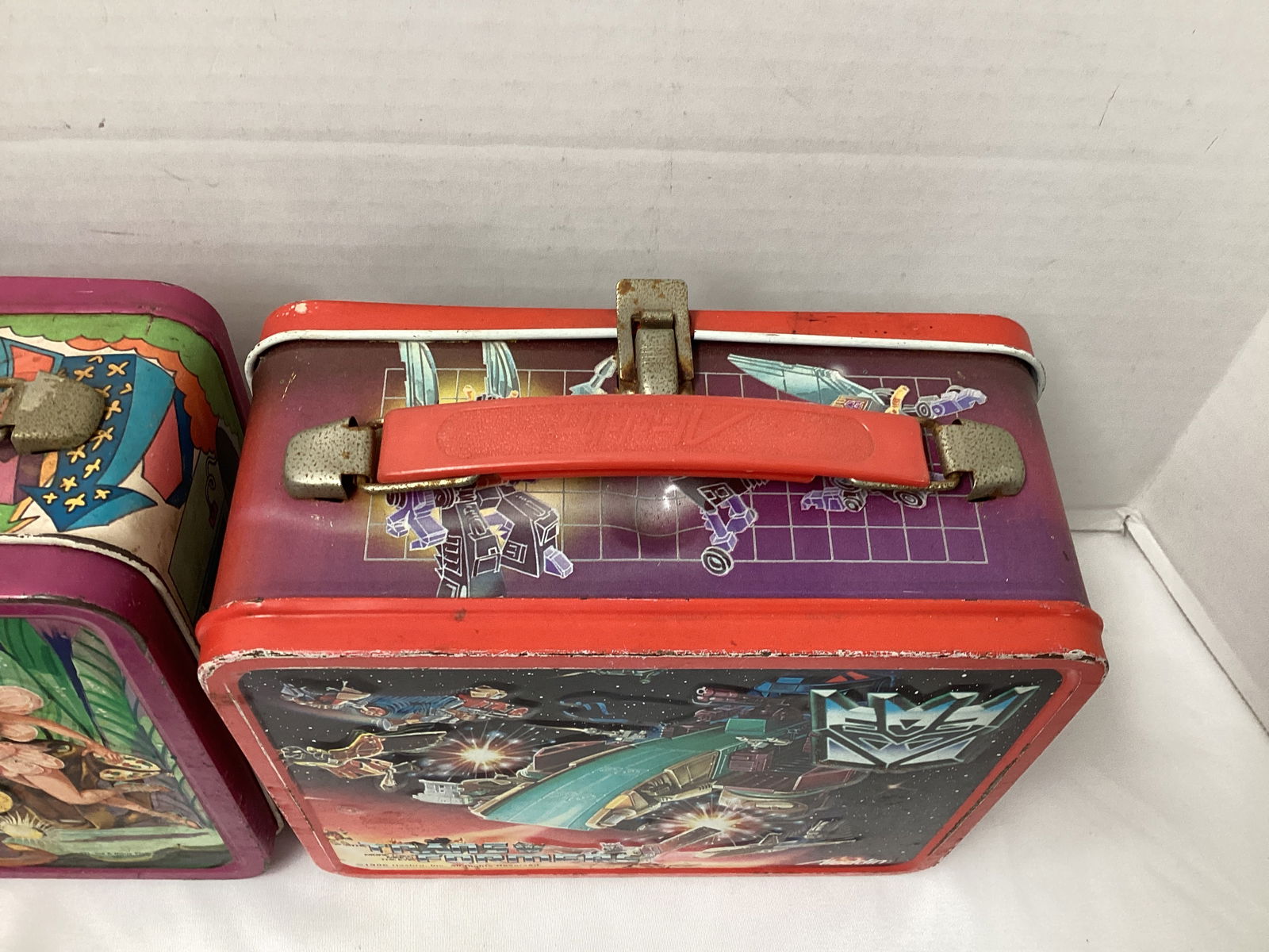 Aladdin Transformers and Bugaloos Metal Lunch Boxes - 3