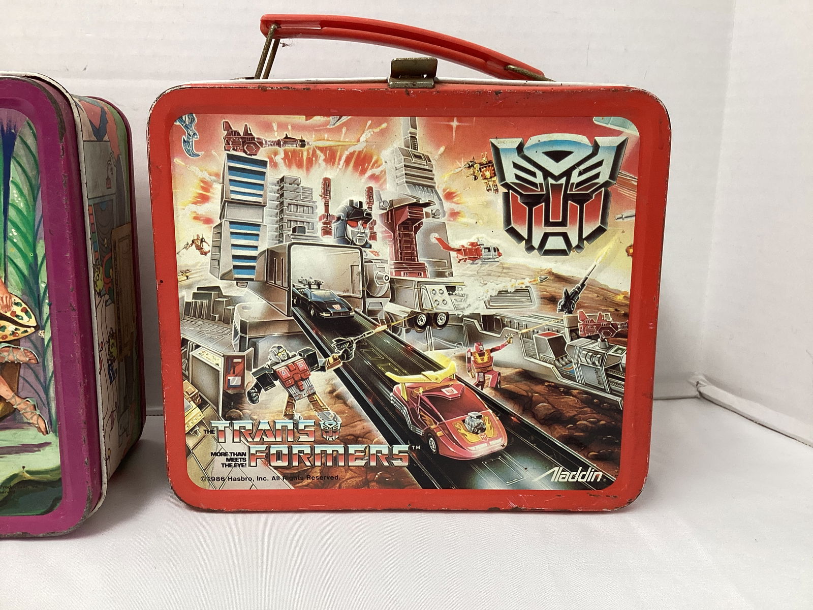 Aladdin Transformers and Bugaloos Metal Lunch Boxes - 4