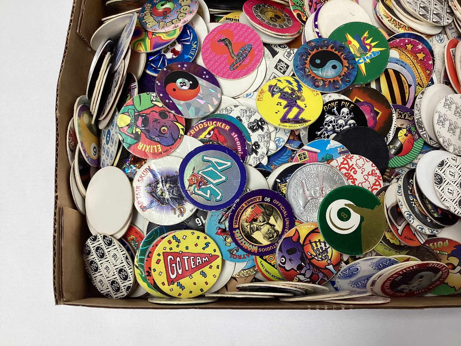 Large Collection of Pogs and Other Collectible Caps - 2