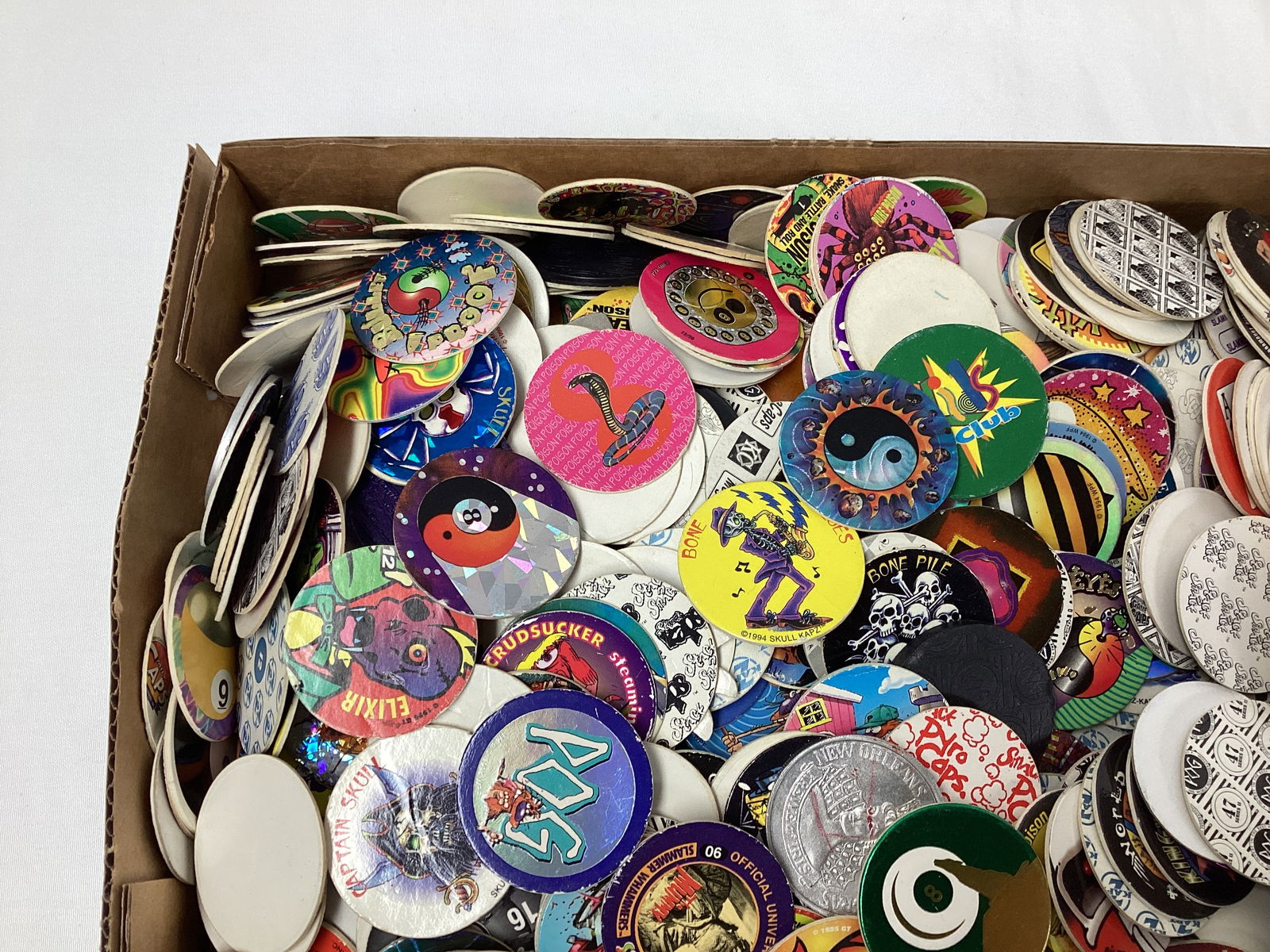 Large Collection of Pogs and Other Collectible Caps - 3