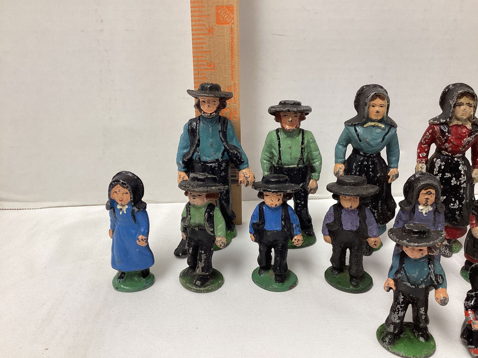 Cast Iron Amish Figures - 2