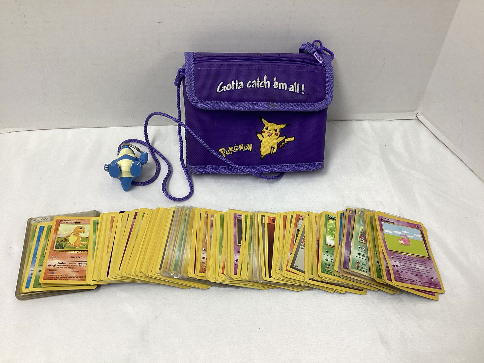 Pokémon Cards and Carry Case: case needs cleaning 