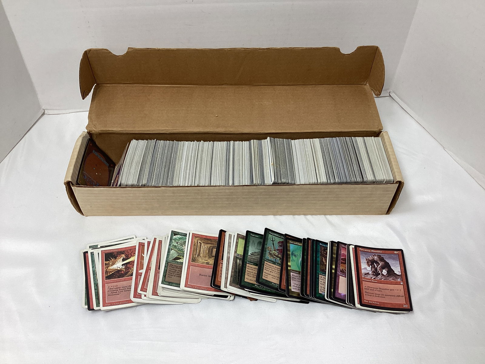 Long Box of Magic the Gathering Trading Card Game Cards: .