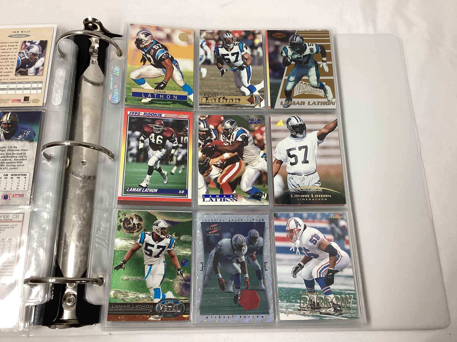 Binder of NFL Football Cards - 16