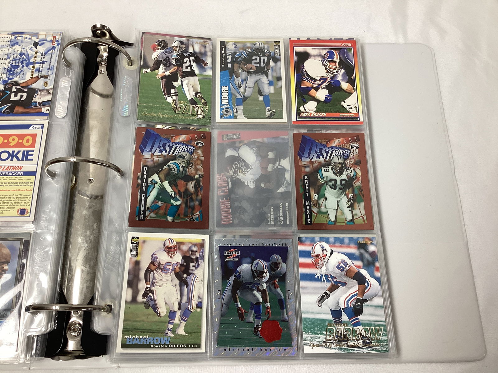 Binder of NFL Football Cards - 17