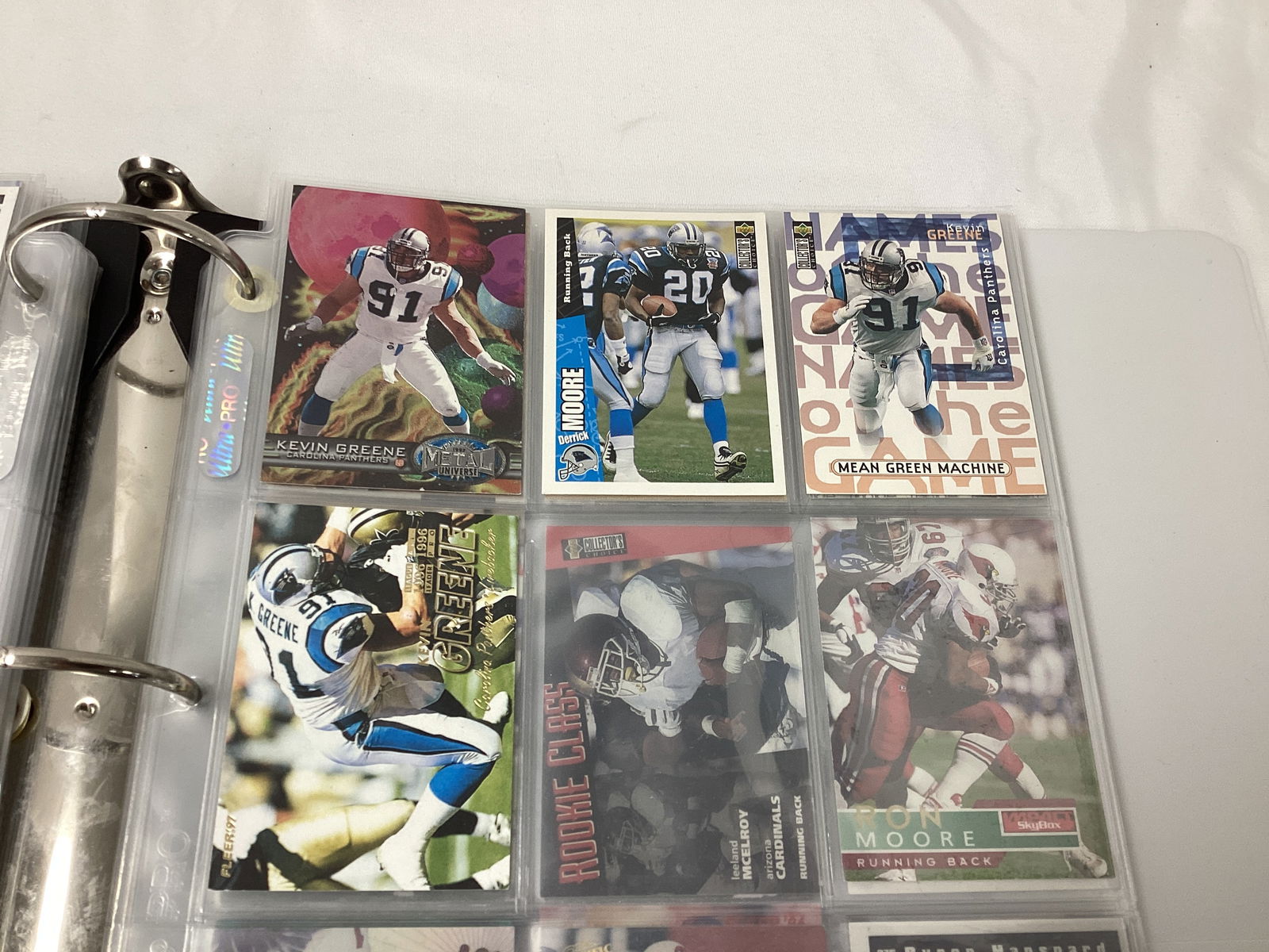 Binder of NFL Football Cards - 18