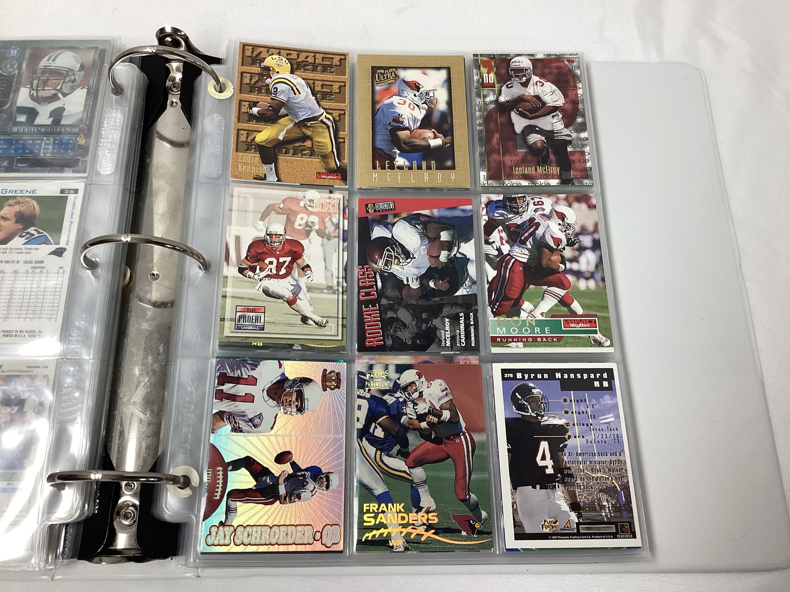 Binder of NFL Football Cards - 19